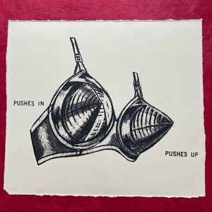 Photolithography Bra Print